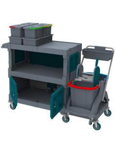 AC2332 Chariot de Nettoyage Hospitalier Alfacart