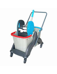 Juego de Limpieza de Doble Cubo con Prensa Mimoza Tetra CK748