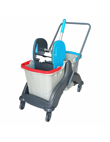 Juego de Limpieza de Doble Cubo con Prensa Mimoza Tetra CK748