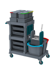 AC2315 Chariot de Nettoyage Hospitalier Alfacart