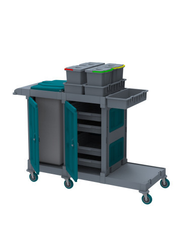 AC2155 Alfacart Cleaning Trolley
