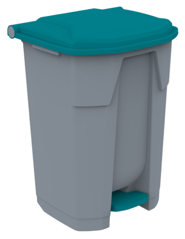 UTP377 WHEELIE PEDAL BIN - 70 LT UTP