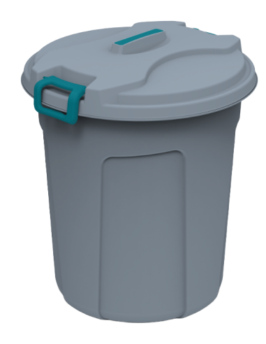 UTP382 LOCK LID WASTE BIN 70 LT UTP