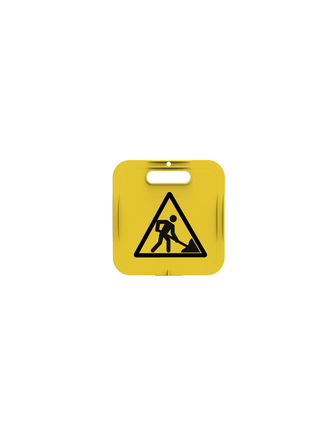 UTP071 WARNING SIGN WITH POND TITLE 26x26 CM 