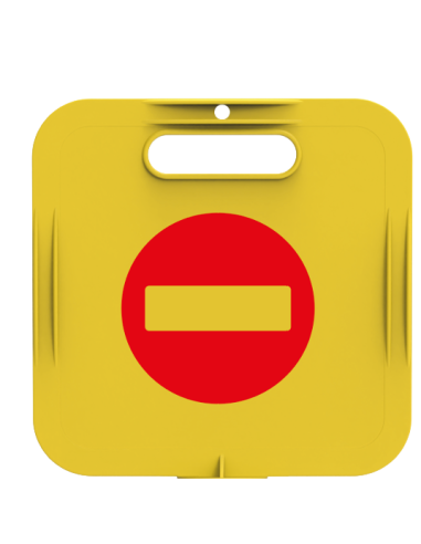 UTP072 Warning Sign Header 26x26 cm (No Entry)