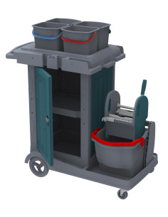 HSD937 Chariot d'Étage Solo avec Armoire Herkül