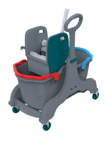 HCK681 HERKÜL DOUBLE BUCKET CLEANING KIT (2x25 LT BUCKET "HSK810", HPP794)