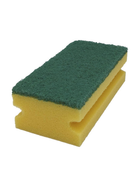 UTP150 INDUSTRIAL CLEANING SPONGE GREEN FIBER (GENERAL CLEANING), 10 PCS PACK