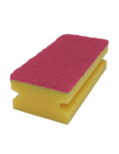 UTP153 INDUSTRIAL CLEANING SPONGE FUCHSIA FIBER, 10 PCS PACK
