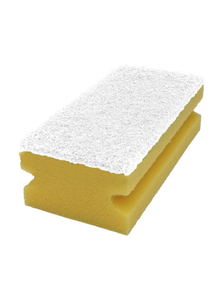 UTP154 INDUSTRIAL CLEANING SPONGE WHITE FIBER (NON-SCRATCH SURFACE), 10 PCS PACK